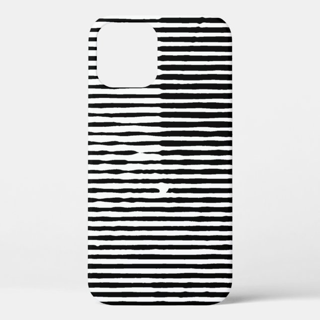 grunge art abstract rough random horizontal lines  Case-Mate iPhone case (Back)