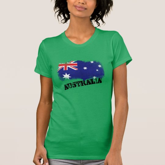 Grunge Australia Flag T-Shirt