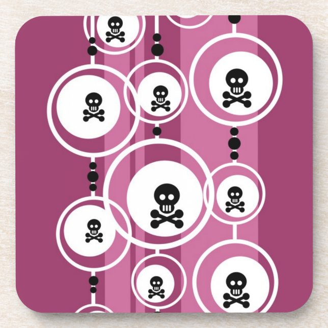 Grunge Background Beverage Coaster (Front)