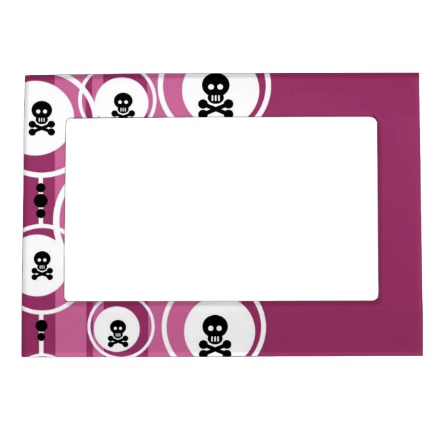 Grunge Background Magnetic Frame (Front)