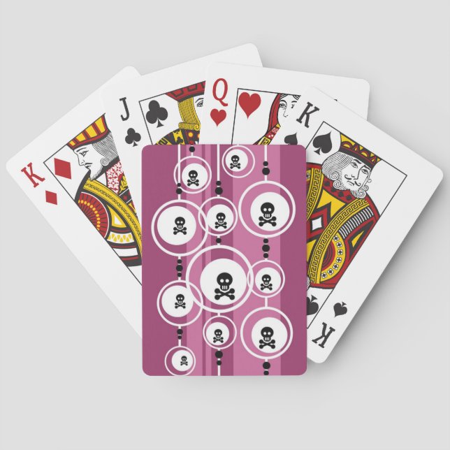 Grunge Background Poker Cards (Back)