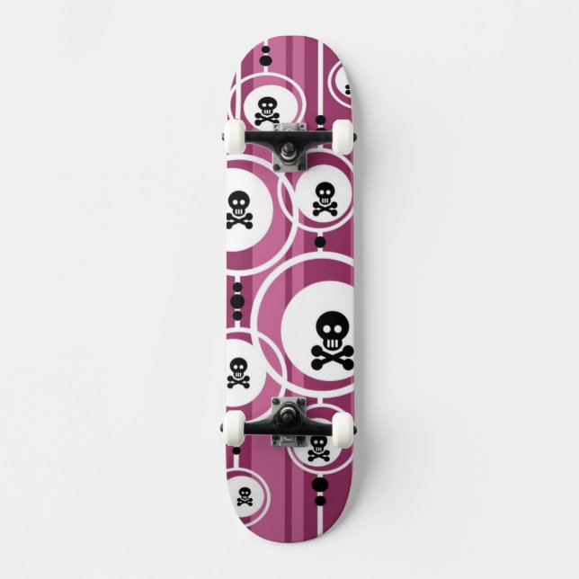 Grunge Background Skateboard (Front)