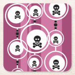 Grunge Background Square Paper Coaster