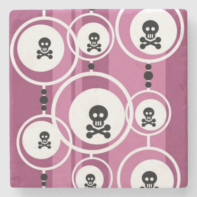 Grunge Background Stone Coaster (Front)