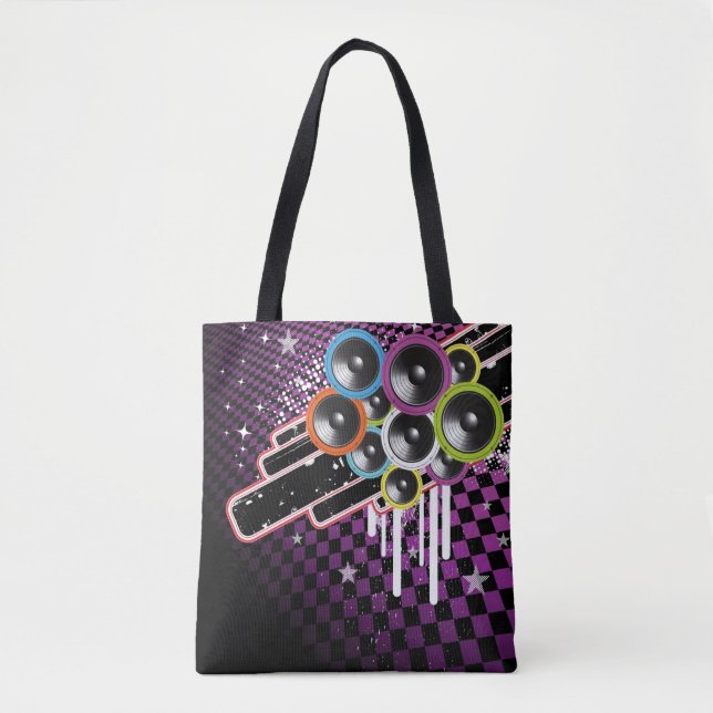 Grunge background tote bag (Front)