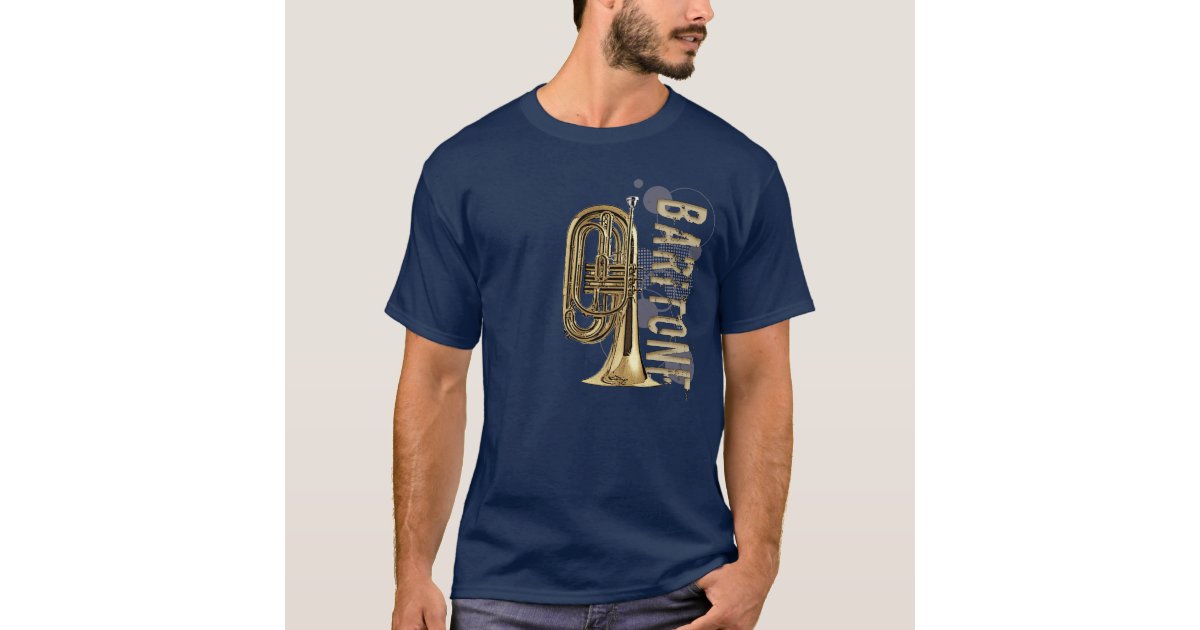 Grunge Baritone T-Shirt | Zazzle