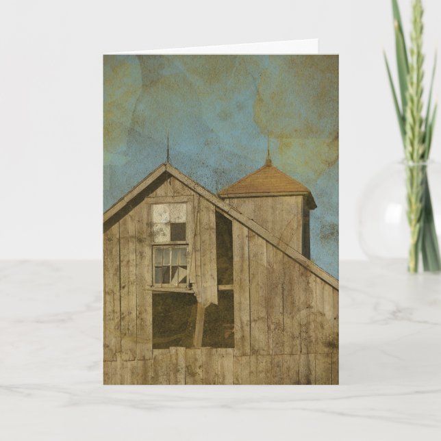 Grunge Barn Card (Front)