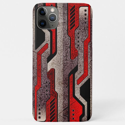 Grunge Battle Scared Robot Modern Technology iPhone 11 Pro Max Case