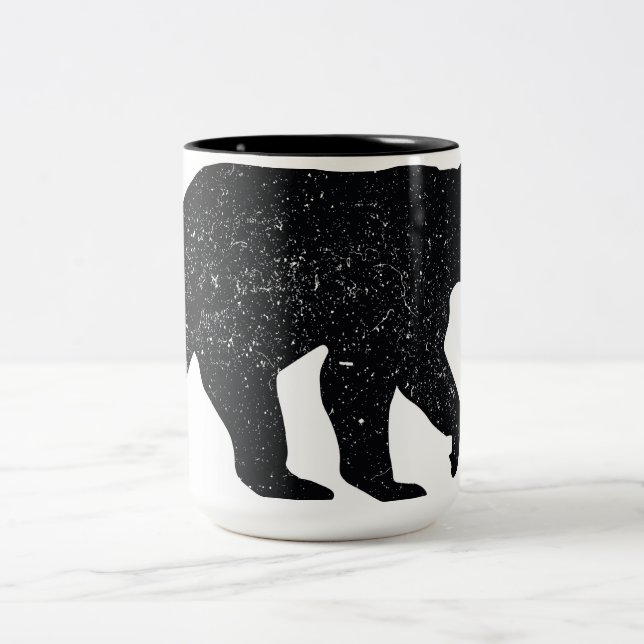 Grunge Bear Mug (Center)