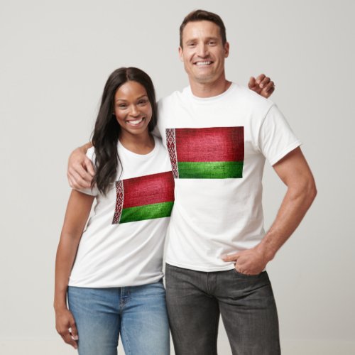 Grunge Belarus Flag T_Shirt