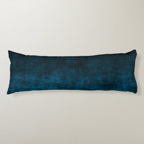 Grunge Black and Blue Ombre Body Pillow