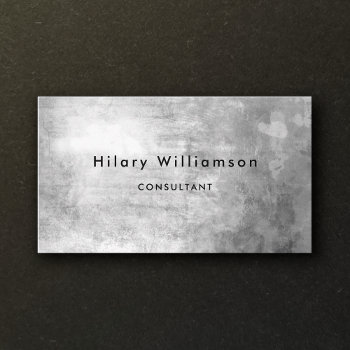 Grunge Black And White Light And Shadow Business Card by TabbyGun at Zazzle