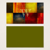Grunge Block Monogram (Front & Back)