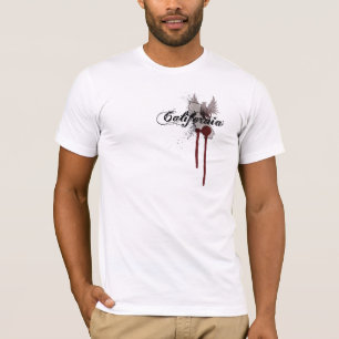 Grunge Blood Splatter California T-Shirt