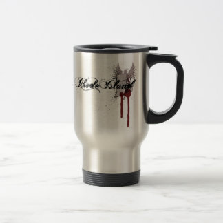 Grunge Blood Splatter Rhode Island Travel Mug