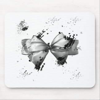 Grunge Bow Mouse Pad