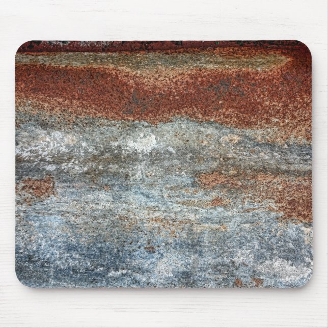 Grunge Brown Rust Texture Pattern Mouse Pad (Front)