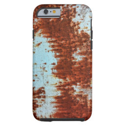 Grunge Brown Rusted Metal Pattern 2 Tough iPhone 6 Case