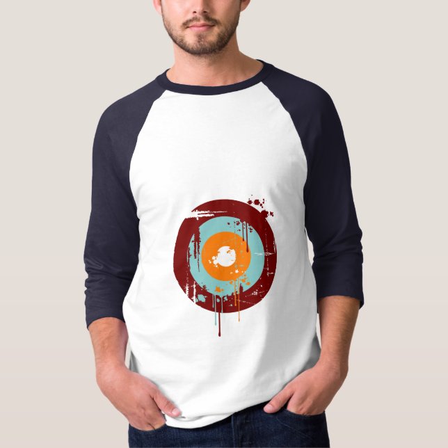 grunge bullseye T-Shirt (Front)