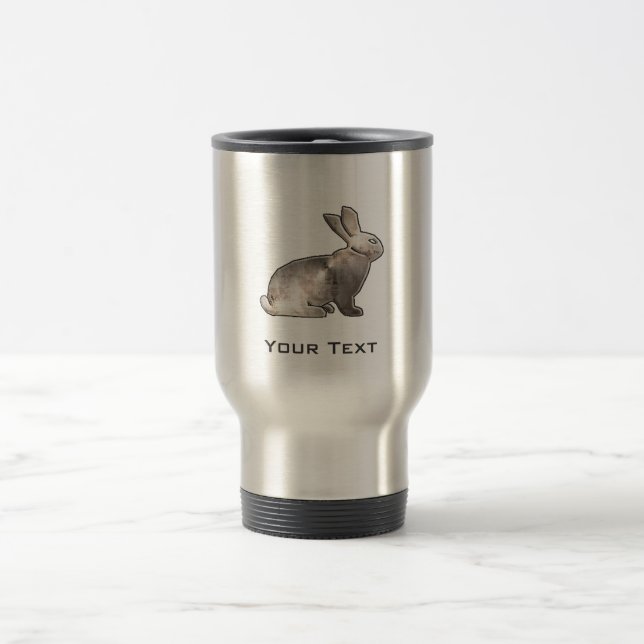 Grunge Bunny Travel Mug (Center)