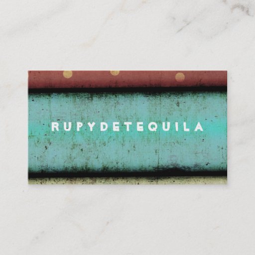 Customizable Grunge Business Card