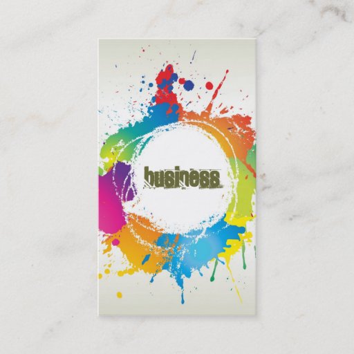 Customizable Grunge Business Card