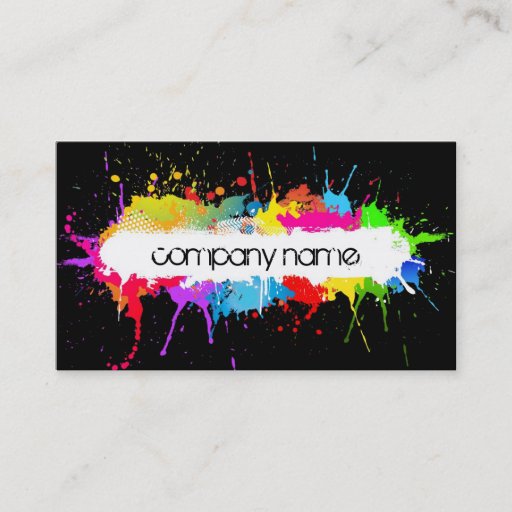 Customizable Grunge Business Card