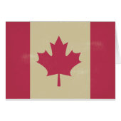 grunge canadian flag (Front Horizontal)