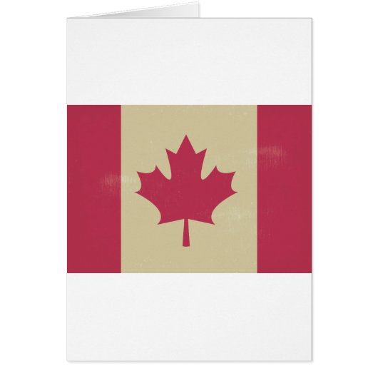grunge canadian flag cards (Front)