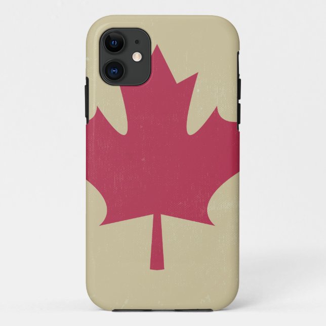 grunge canadian flag Case-Mate iPhone case (Back)