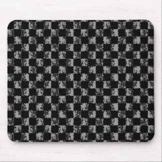 grunge checkers mouse pad