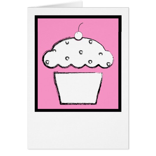 grunge cherry cupcake cards (Front)
