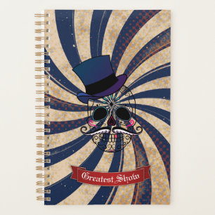Grunge Circus Sugar Skull Ringmaster Planner