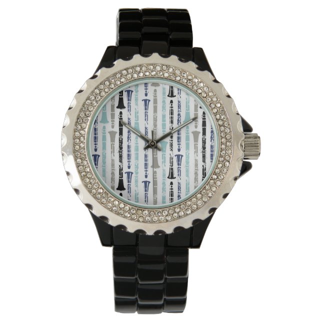 Grunge Clarinets - Blue and Gray Watch (Front)