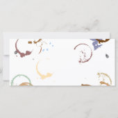 Grunge Coffstain Rack Card Template (Front)