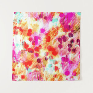 Grunge color dot texture background tapestry