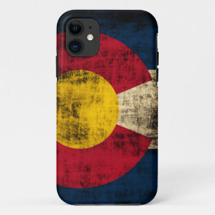 Grunge Colorado Flag iPhone 11 Case