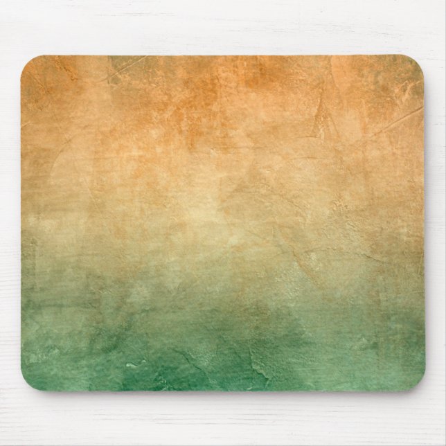 Grunge Colors - Orange & Green Mouse Pad (Front)