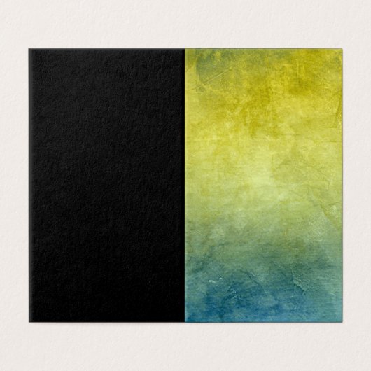 Grunge Colors - Yellow & Blue (Outside Unfolded)