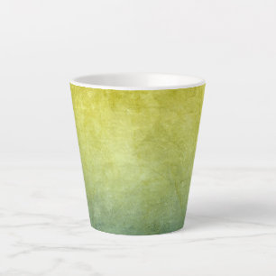 Grunge Colors - Yellow & Blue Latte Mug