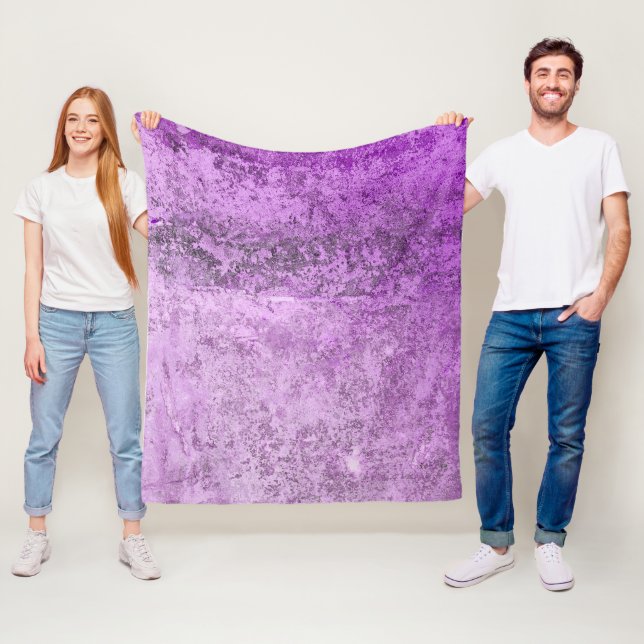 Grunge concrete texture fleece blanket (In Situ)