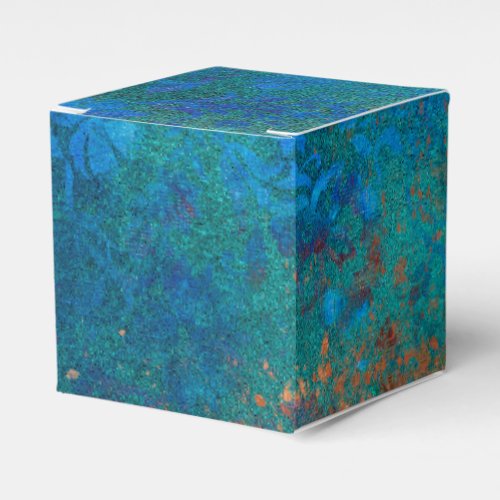 Grunge Copper Patina and Turquoise Favor Boxes