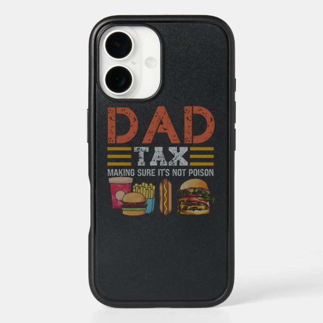 Grunge Dad Tax Bold Retro Text Otterbox iPhone Case (Back)