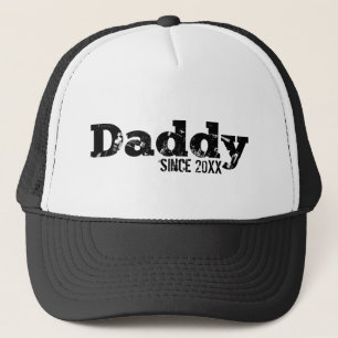Grunge Daddy Since Year of Fatherhood Trucker Hat
