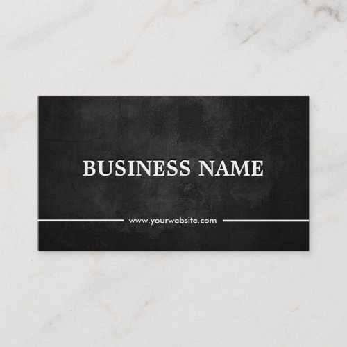 Grunge Dark Stock Broker Business Card
