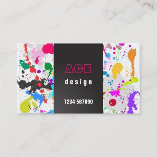 Grunge Design Business Card