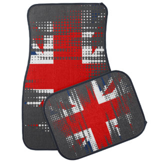 Grunge Design Union Jack British Flag Car Floor Mat