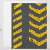 Grunge distressed yellow road marking (Front/Back)