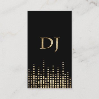 Grunge Dj Business Card by istanbuldesign at Zazzle