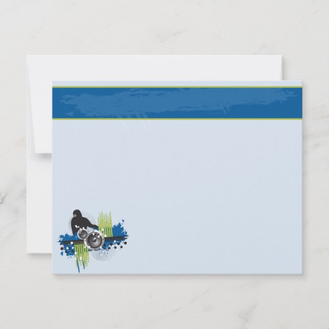 Grunge DJ Flat Note Cards (MTV) (Front)